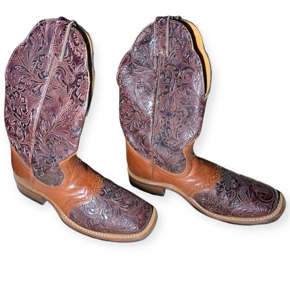 Boulet Ladies Western Boots Dankan Brown 2050 - Picture 9 of 16